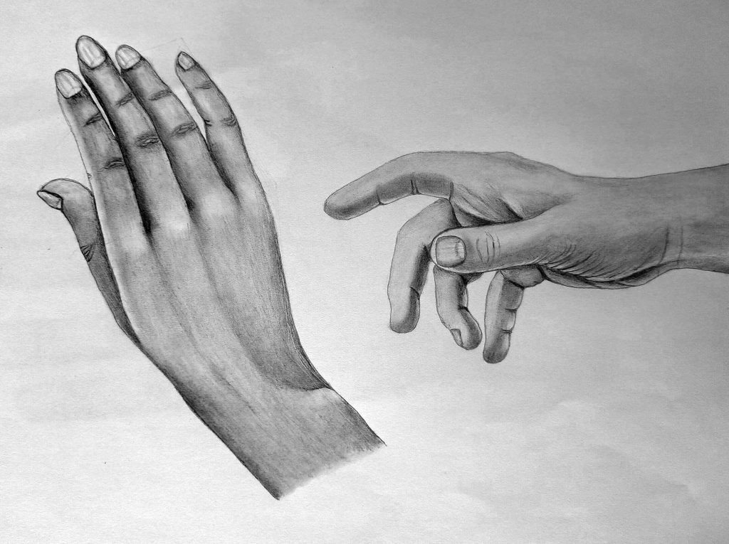 Drawing hands tutorial featured image