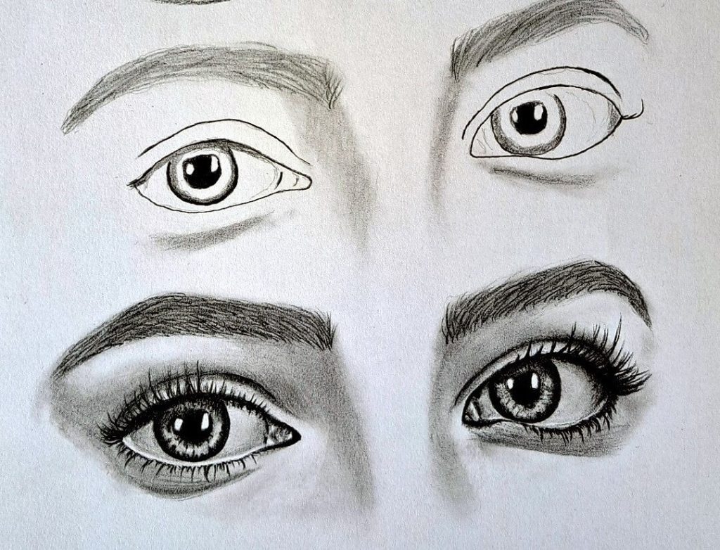 Drawing Realistic Female Eyes Featured